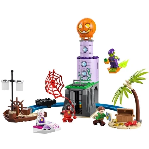 Конструктор LEGO Marvel Команда Паука на маяке Зеленого Гоблина 149 деталей (10790): Серия Super Heroes