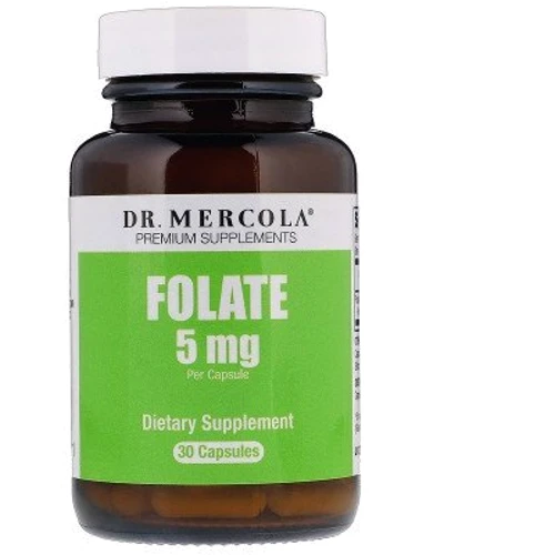 

Dr. Mercola Folate 5 mg 30 Caps Фолат
