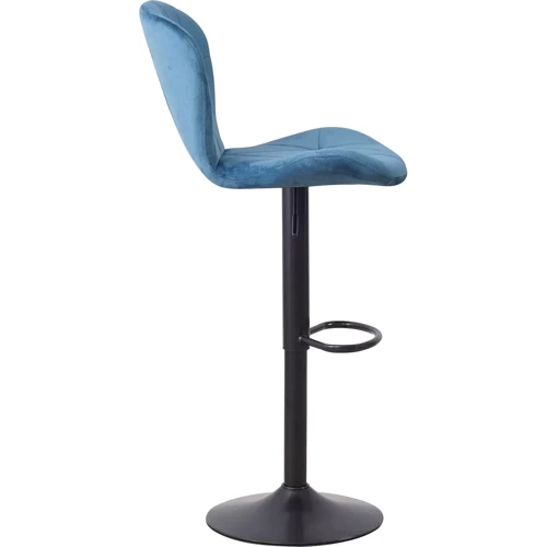 Барний стілець AMF Vensan Velvet Blue/Black (547644): Виробник AMF