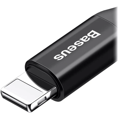 Кабель Baseus USB Cable to Lightning Fish Eye Spring 1m Black (CALSR-01)