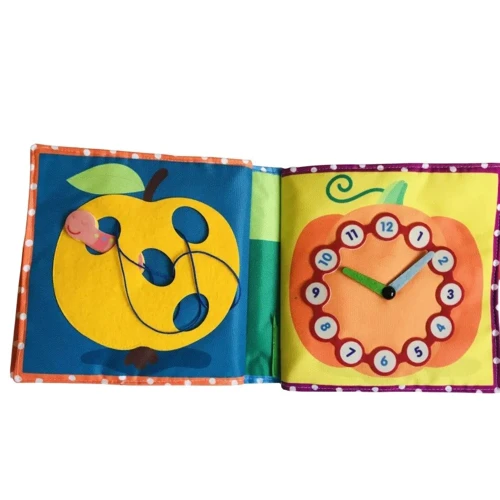 Текстильная развивающая книга для малышей Bambini Солнышко (403686)