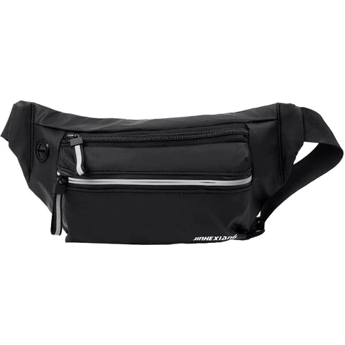 Мужская поясная сумка Valiria Fashion черная (4DETBP3252-2): Застежка Молния