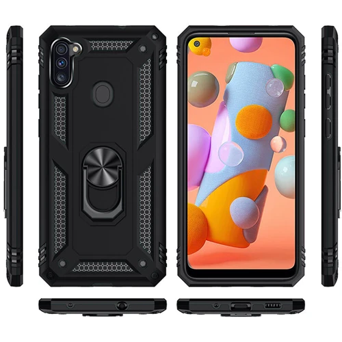 Чохол для телефона BeCover Military Black for Samsung A115 Galaxy A11 / M115 Galaxy M11 (704951): Сумісність Samsung A115 Galaxy A11 / M115 Galaxy M11