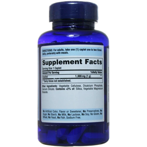 Puritan's Pride Inositol 1000 mg 90 caplet Інозітол: Тип вітамін B