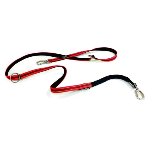 Поводок для собак Croci Hiking Antishock для дрессировки 200х2.5 см красный (C5079975)