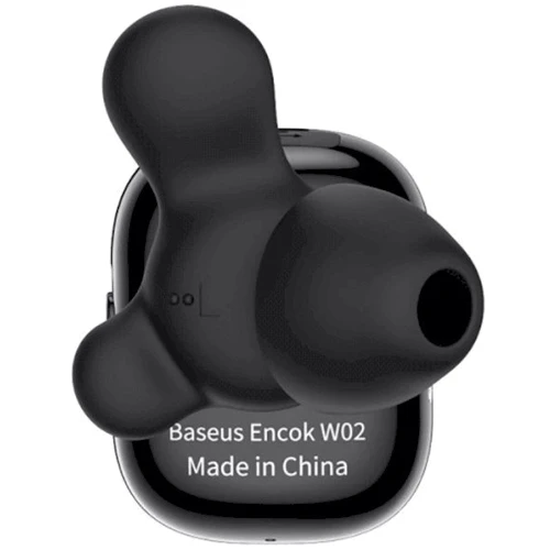 Наушники Baseus Encok W02 Black: Тип крепления без креплений
