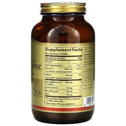 Solgar Ester-C Plus Vitamin C 1000 mg Солгар Эстер-С 50 капсул: Тип Витамин C