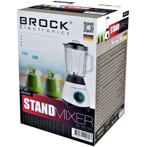 Блендер Brock BL 1501 WH: Объем чаши, л 1.5