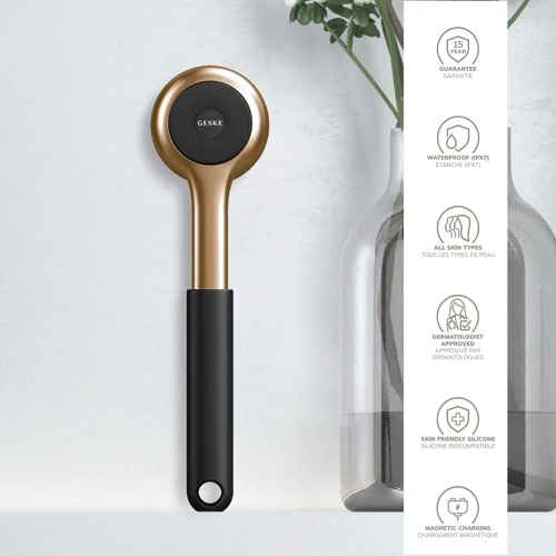 Ультразвукова щітка для тіла GESKE Sonic Full-Body Brush&Intensive Exfoliator 8в1 gray фото 3
