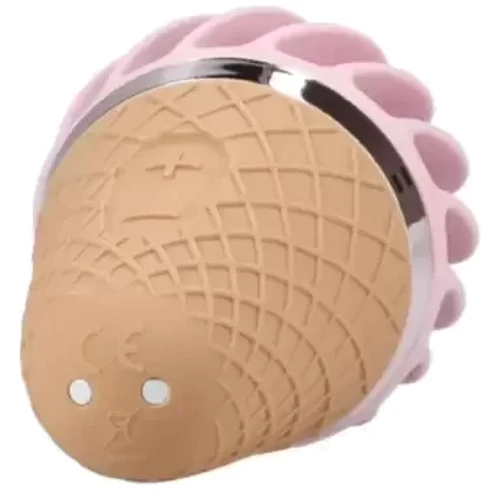 Стимулятор для клитора с вращающимися лепестками Satisfyer Lay-On - Sweet Treat Pink/Brown