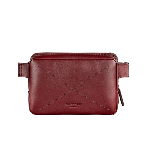 Сумка поясна BlankNote DropBag mini (шкіра Krast) Виноград - бордова (BN-BAG-6-vin)