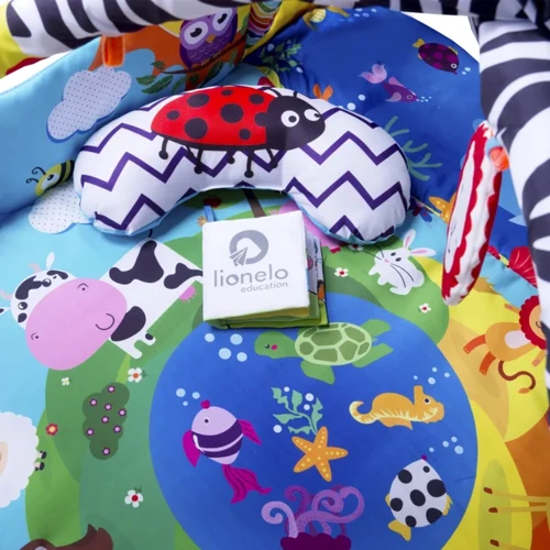 Дитячий килимок Lionelo Anika Plus (LOE-ANIKA PLUS): Особливості подушка, игровые дуги