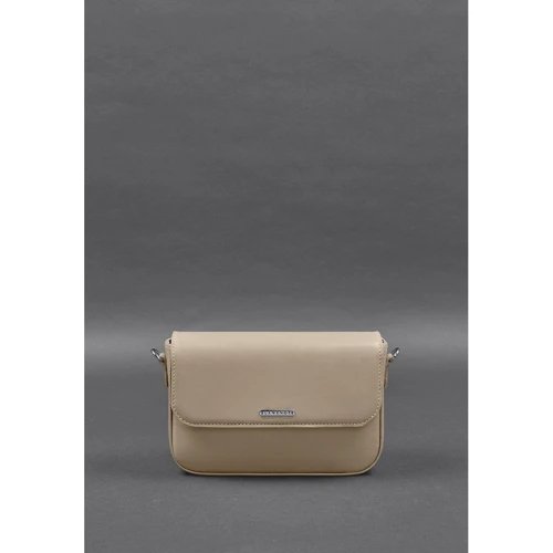 Женская сумка кросс боди BlankNote Mary светло-бежевая (BN-BAG-52-light-beige): Материал Натуральная кожа