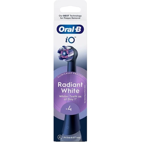 Насадка для электрической зубной щетки Braun Oral-B iO Radiant White RB WB Black (4)