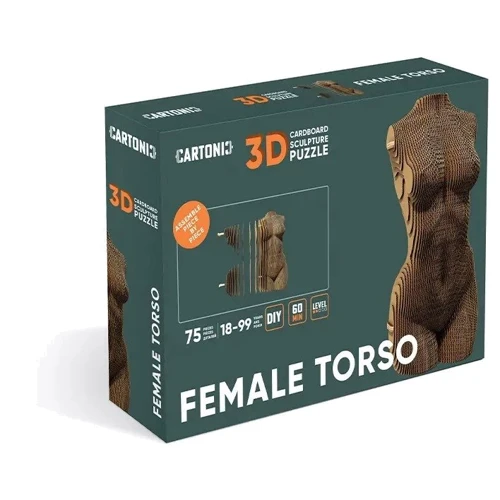Картонный конструктор Cartonic 3D Puzzle FEMALE TORSO