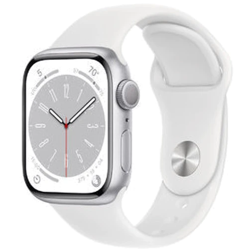Apple Watch Series 8 41mm GPS Silver Aluminum Case with White Sport Band (MP6K3) UA Approved Вітринний зразок
