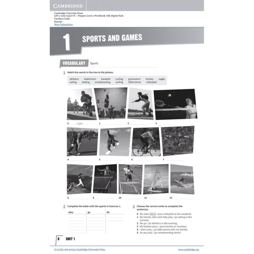 Робочий зошит Prepare! Updated 2nd Edition 2: Workbook with Digital Pack: Количество страниц 88