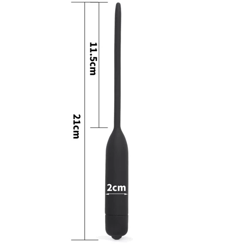 Уретральная вставка с вибрацией LoveToy Silicone Vibrating Urethral Dilator