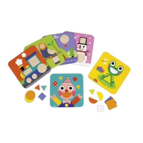 Развивающая игра Janod я изучаю фигуры (J08028): Тип прочее