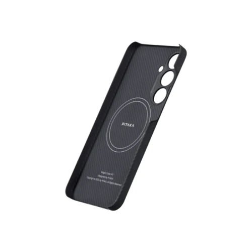 Чохол для телефона Pitaka MagEZ Case 4 Twill Black/Grey (KS2401S) для Samsung S926 Galaxy S24 Plus: Колір черный