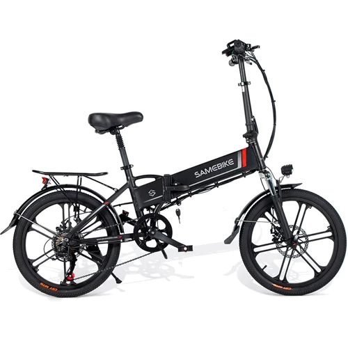 Электровелосипед SAMEBIKE 20LVXD30-II (350 Вт, 10 А/ч, 48 В), колеса 20", черный