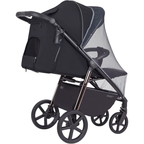 Коляска прогулочная Carrello Bravo CRL-5515 Jet Black 2024 NF (CRL-5515 Jet Black NF): Материал колес резина