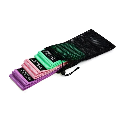 Еспандер 4FIZJO Hip Band гумка для фітнесу тканинна 3 шт. 4FJ0296