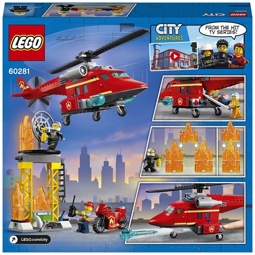 LEGO City Пожежний рятувальний вертоліт (60281): Серія City