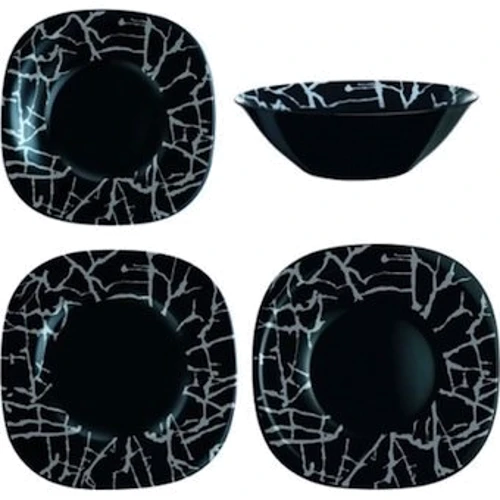 Столовый сервиз Сервиз Luminarc Dripping Black G9673 (19 пр.)