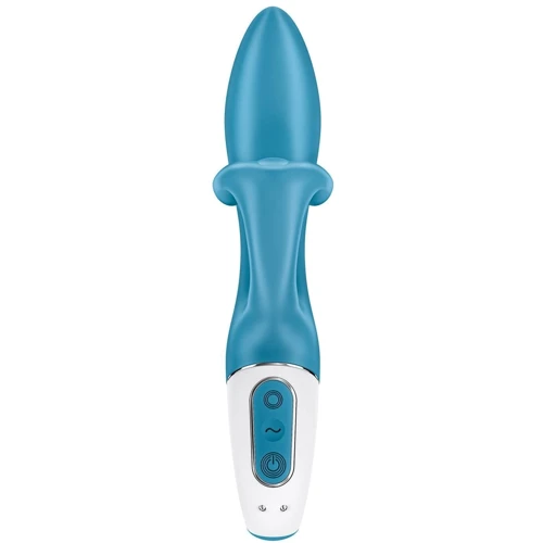Вибратор кролик с тройным отростком Satisfyer Embrace me Turquoise