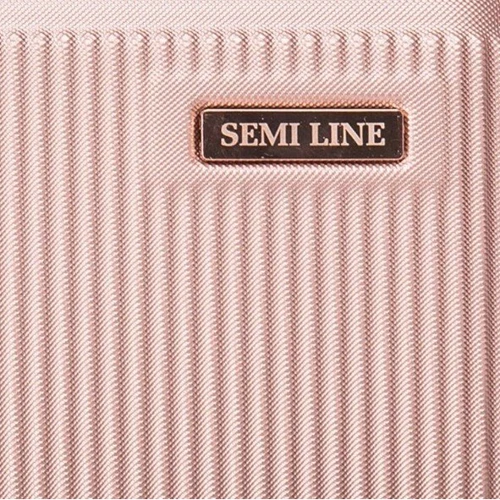 Бьюти-кейс Semi Line 4.5L Rose розовый (T5664-1): Застежка Молния