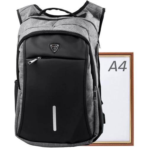 Чоловік рюкзак Valiria Fashion сірий (3DETBL-HB-5-9): Матеріал Текстиль