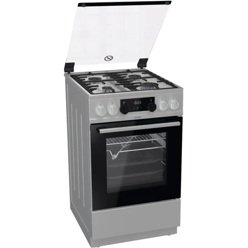 Плита комбінована Gorenje KS5350XF: Тип пристрою комбінована плита