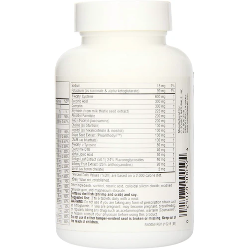 Source Naturals Elan Vital Multiple, 60 Tab: Форма випуску таблетки