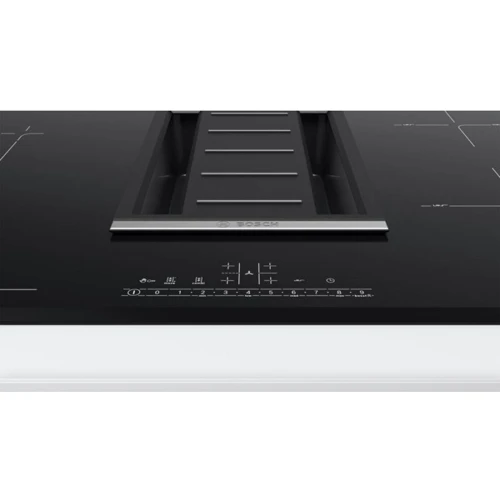 Варочная поверхность электрическая Bosch PVS851F21E: Расположение панели спереди