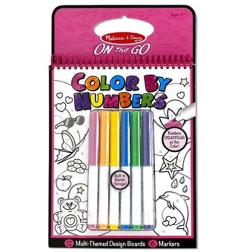 Melissa & doug Кольорова розфарбування по номерах - рожева (MD5377): Виробник Melissa&Doug