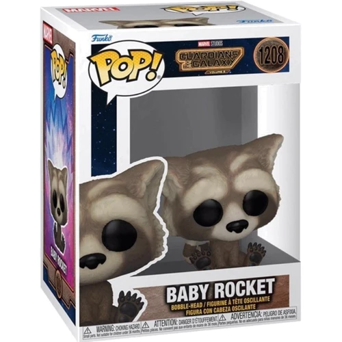 Игровая фигурка FUNKO POP! серии Стражи Галактики 3 - Малыш Ракета (67516): Тип Игровая фигурка