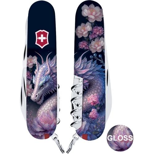 Мультитул Victorinox CLIMBER ZODIAC Волшебный дракон 1.3703.3.Z3280p (Vx13703.3_Z3280p): Количество инструментов 14