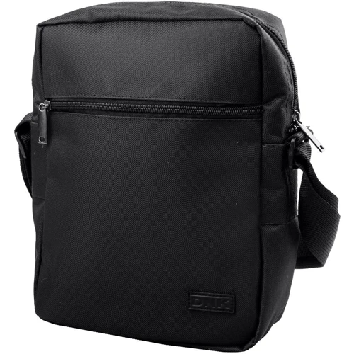 Мужская сумка планшет DNK Leather черная (DNK Classic bag col. 01): Материал Полиэстер