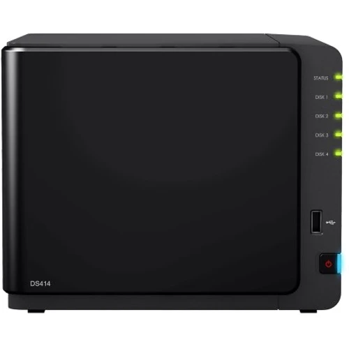 Мережевий накопичувач (NAS) Synology DS414: Попередньо встановлені диски немає
