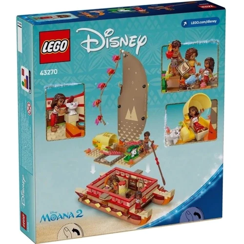 Конструктор LEGO Disney Princess Приключенческое каноэ Ваяны 529 деталей (43270) фото 6