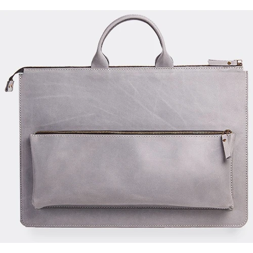 Сумка для ноутбуков INCARNE Handmade Maryland Gray for Laptop