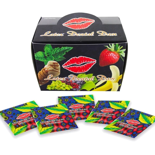 Набор латексных салфеток Trust Latex Dental Dams Mint 100 шт: Тип Ароматизированные