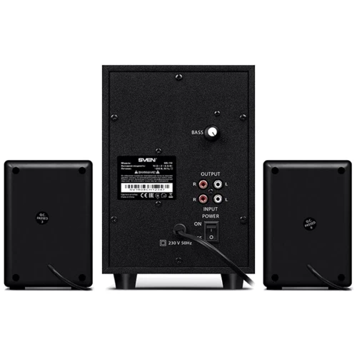 Акустична система SVEN MS-110 black: Формат акустики 2.1
