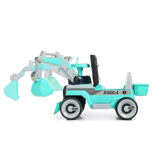 Толокар Bambi Трактор 2в1 бірюзовий (M 4144L-4)