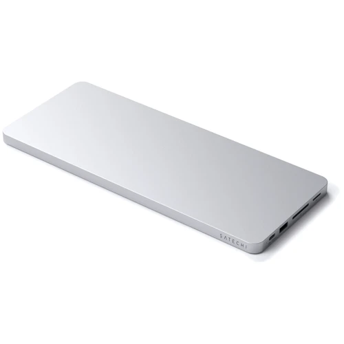 Адаптер Satechi Adapter USB-C to USB-C+2xUSB+SD+M.2 SSD Slot+USB Silver (ST-UCISDS) for iMac 24: Колір сріблястий