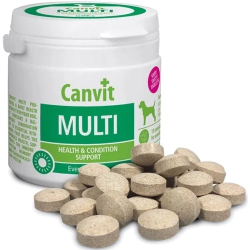 Мультивитаминная добавка Canvit Multi для здоровой жизни собак 100 г (can50718): Производитель Canvit