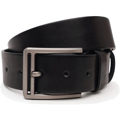 Мужской ремень Borsa Leather черный (V1125DPL02-black)