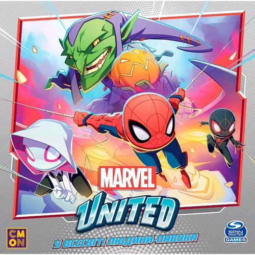 Настольная игра Geekach Games Marvel United: Во Вселенной Человека-паука (UA): Возраст от 14-ти лет