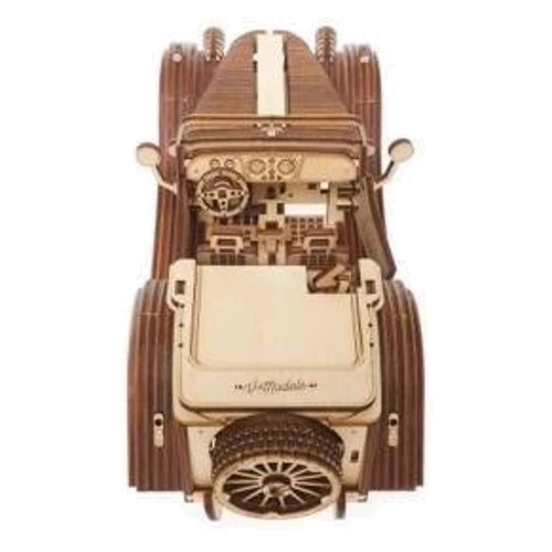 Механічний 3D пазл Ugears Родстер VM-01 (6498951): Вид гонки, машини, мотоцикли